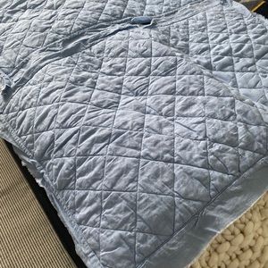 Gap California King diamond quilt with two shams